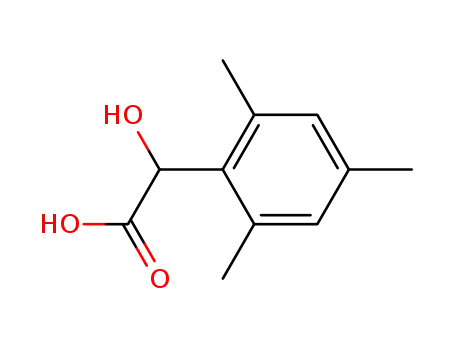 Molecular Structure of 20797-56-2 (hydroxy(2,4,6-trimethylphenyl)acetic acid)