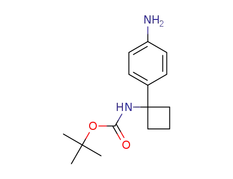 [1-(4-amino-phenyl)-cyclobutyl]-carbamic acid tert-butyl ester