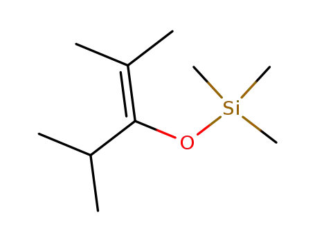 Molecular Structure of 55339-64-5 (Silane, trimethyl[[2-methyl-1-(1-methylethyl)-1-propenyl]oxy]-)