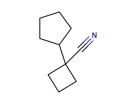 Molecular Structure of 1432492-80-2 (1-cyclopentylcyclobutanecarbonitrile)