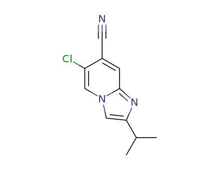 6-chloro-2-isopropylimidazo[1,2-a]pyridine-7-carbonitrile
