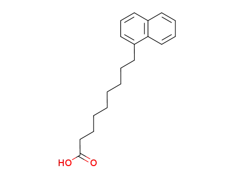Molecular Structure of 96766-58-4 (1-Naphthalenenonanoic acid)