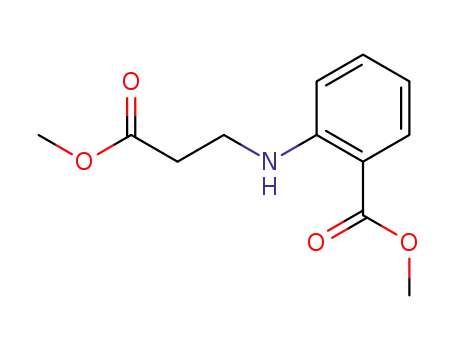 Molecular Structure of 38113-64-3 (methyl 2-[(3-methoxy-3-oxopropyl)amino]benzoate)