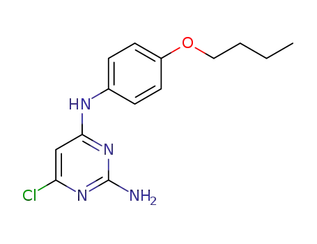 6-chloro-N4-(4-butoxyphenyl)-2,4-pyrimidinediamine