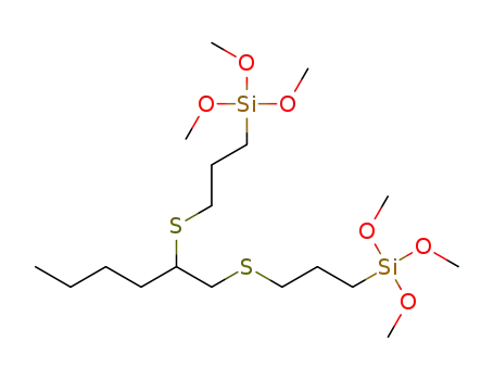 1,2-bis[3-(trimethoxysilyl)propylthio]hexane