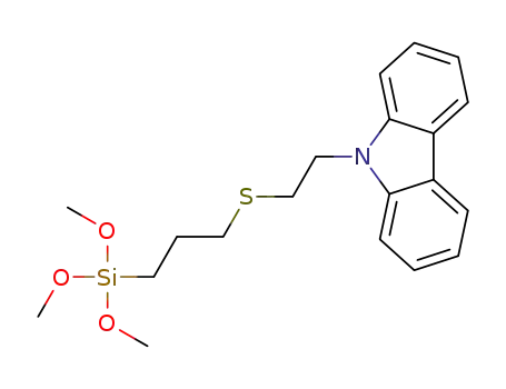 9-(2-((3-(trimethoxysilyl)propyl)thio)ethyl)-9H-carbazole