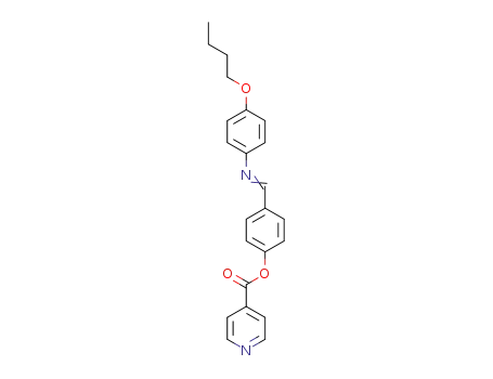 4-((4'-butoxyphenylimino)methyl)phenylisonicotinate