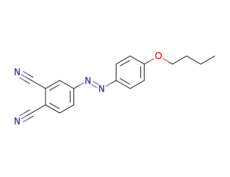 4-[(E)-(4'-butoxyphenyl)diazenyl]phthalonitrile