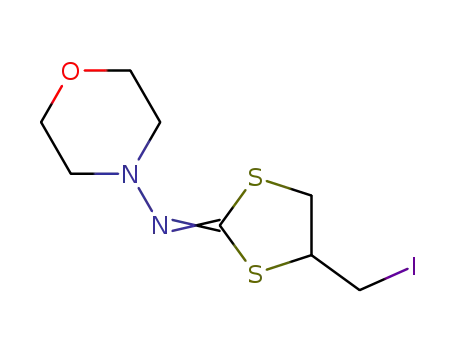 2-(morpholine-4-yl)imino-4-(iodomethyl)-1,3-dithiolane