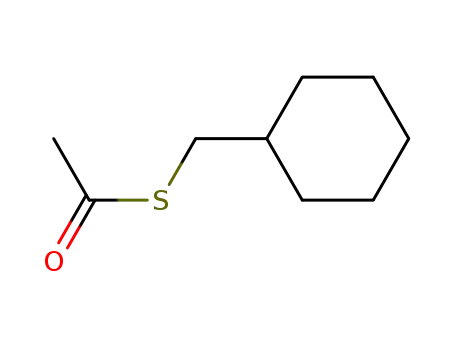 Molecular Structure of 107512-01-6 (CYCLOHEXYLMETHANETHIOL ACETATE  97)
