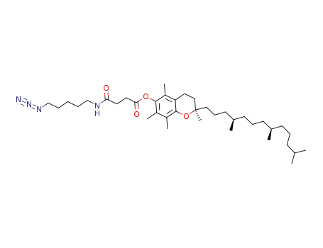 (R)-2,5,7,8-tetramethyl-2-((4R,8R)-4,8,12-trimethyltridecyl)chroman-6-yl 4-((5-azidopentyl)amino)-4-oxobutanoate