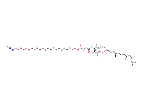 23-azido-3,6,9,12,15,18,21-heptaoxatricosyl ((R)-2,5,7,8-tetramethyl-2-((4R,8R)-4,8,12-trimethyltridecyl)chroman-6-yl)succinate