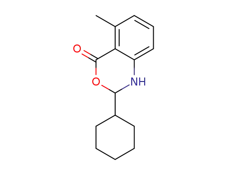 2-cyclohexyl-5-methyl-1,2-dihydro-4H-benzo[d][1,3]oxazin-4-one