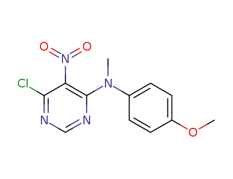 6-chloro-N-(4-methoxyphenyl)-N-methyl-5-nitropyrimidin-4-amine