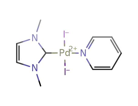 (1,3-dimethyl-1,3-dihydro-2H-imidazol-2-ylidene)diiodo(pyridine)palladium
