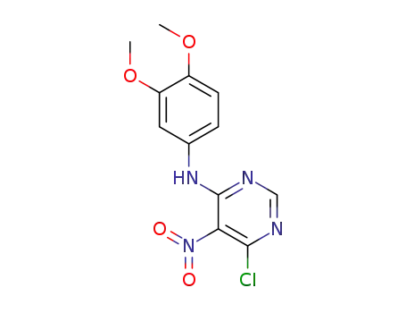 6-chloro-N-(3,4-dimethoxyphenyl)-5-nitropyrimidin-4-amine
