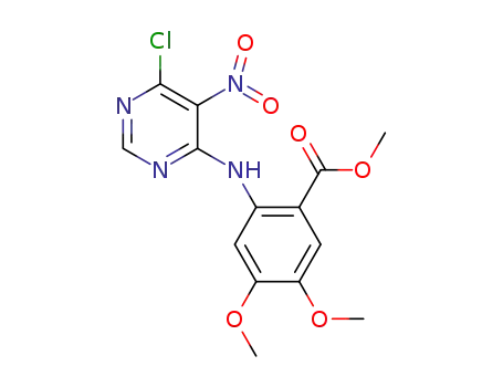 methyl 6-((6-chloro-5-nitropyrimidin-4-yl)amino)-2,3-dimethoxybenzoate