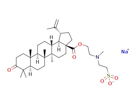 sodium 2-({2-[3-oxolup-20(29)-en-17β-carbonyloxy]ethyl}(methyl)amino)ethanesulfonate