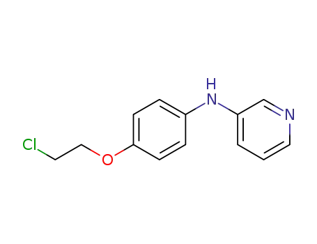 N-(4-(2-chloroethoxy)phenyl)pyridin-3-amine