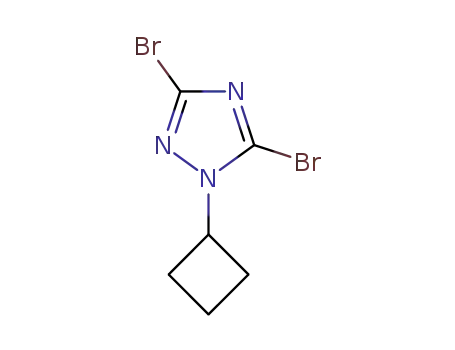 3,5-dibromo-1-cyclobutyl-1H-1,2,4-triazole