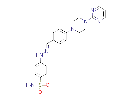(E)-4-(2-(4-(4-(pyrimidin-2-yl)piperazin-1-yl)benzylidene)hydrazinyl)benzenesulfonamide