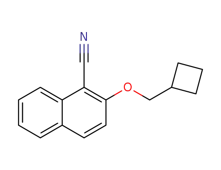 2-(cyclobutylmethoxy)-1-naphthonitrile