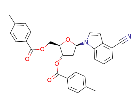 1'‐(4‐cyano‐1H‐indol‐1‐yl)‐2'‐deoxy‐3',5'‐di‐O‐p‐toluoyl‐β‐D‐ribofuranose