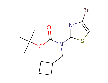 tert-butyl (4-bromothiazol-2-yl)(cyclobutylmethyl)carbamate