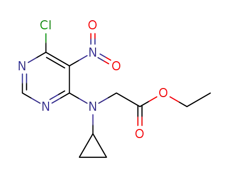 ethyl-N-(6-chloro-5-nitropyrimidin-4-yl)-N-cyclopropylglycinate