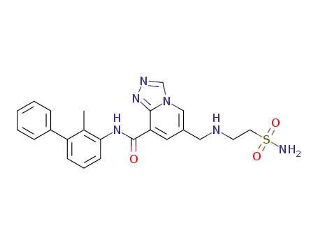 N-(2-methyl-[1,1'-biphenyl]-3-yl)-6-(((2-sulfamoylethyl)amino)methyl)-[1,2,4]triazolo[4,3-a]pyridine-8-carboxamide