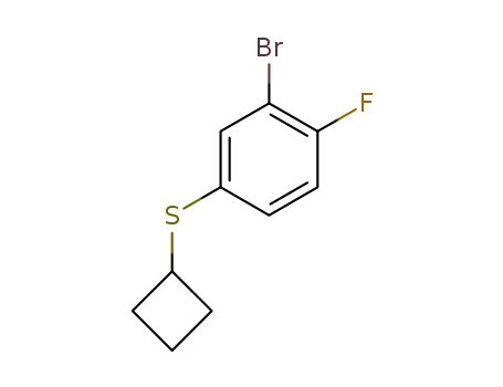 (3-bromo-4-fluorophenyl)(cyclobutyl)sulfane