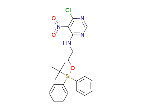 N-(2-((tert-butyldiphenylsilyl)oxy)ethyl)-6-chloro-5-nitropyrimidin-4-amine