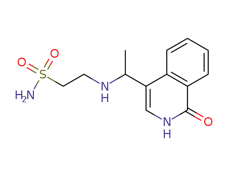 2-(1-(1-oxo-1,2-dihydroisoquinolin-4-yl)ethylamino)ethanesulfonamide