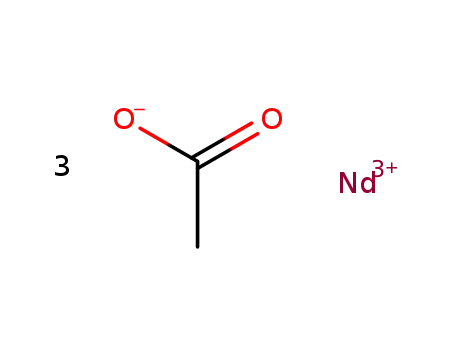 Neodymium acetate manufacture
