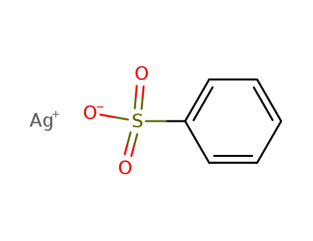 Molecular Structure of 39938-06-2 (Benzenesulfonic acid, silver(1+) salt)