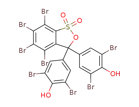 Phenol,4,4'-(4,5,6,7-tetrabromo-1,1-dioxido-3H-2,1-benzoxathiol-3-ylidene)bis[2,6-dibromo-