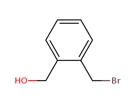 Molecular Structure of 74785-02-7 (2-(BROMOMETHYL)BENZYL ALCOHOL, 95%)