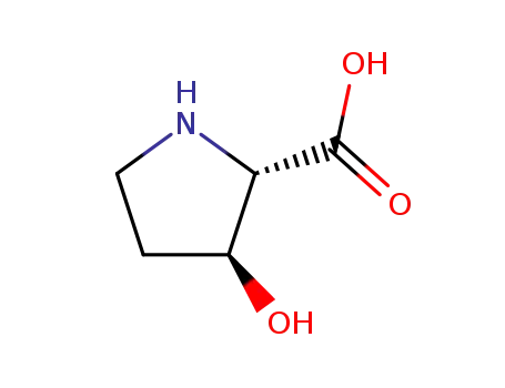 Molecular Structure of 4298-08-2 (L-Proline, 3-hydroxy-,(3S)-)