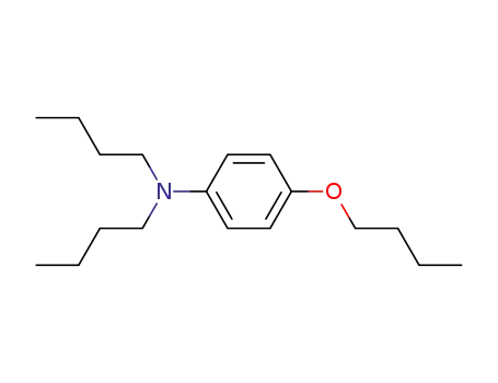 Molecular Structure of 136540-20-0 (Benzenamine, 4-butoxy-N,N-dibutyl-)