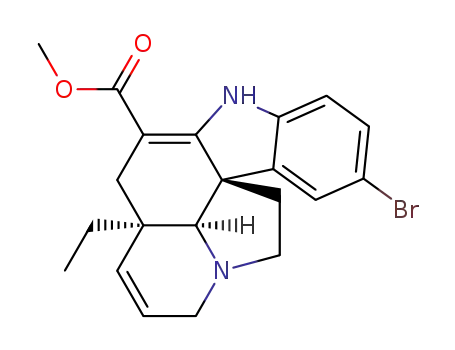 methyl 15-bromo-2,3,6,7-tetrahydro-(5α,12β,19α)-aspidospermidine-3-carboxylate