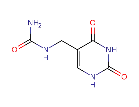 Molecular Structure of 89533-46-0 (1-[(2,4-dioxo-1,2,3,4-tetrahydropyrimidin-5-yl)methyl]urea)
