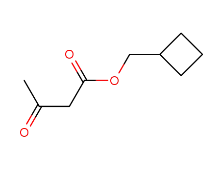 Molecular Structure of 103785-41-7 (Butanoic acid, 3-oxo-, cyclobutylmethyl ester)