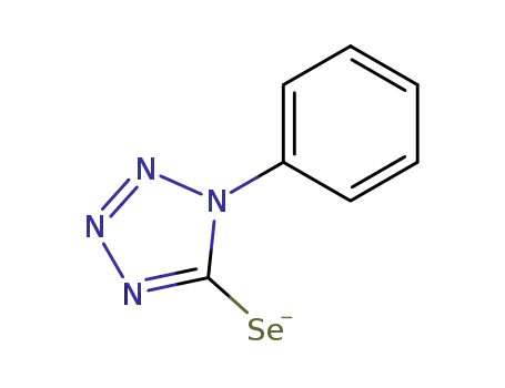 1-Phenyl-1H-tetrazole-5-selenol anion