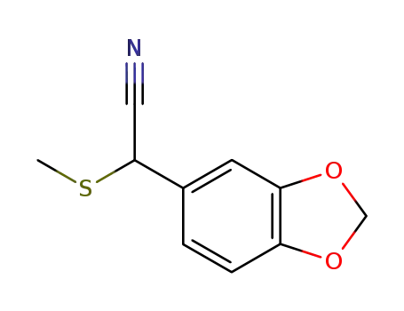 Benzo[1,3]dioxol-5-yl-methylsulfanyl-acetonitrile