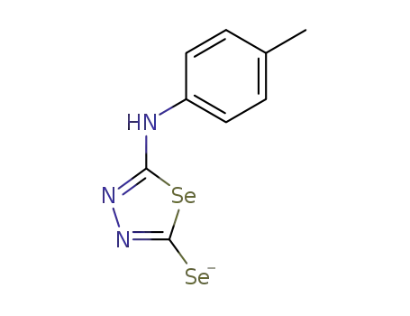 5-p-Tolylamino-[1,3,4]selenadiazole-2-selenol anion