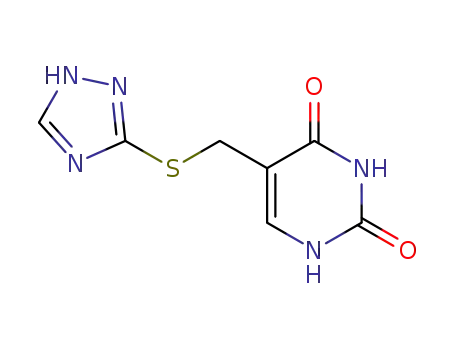 5-(1H-[1,2,4]Triazol-3-ylsulfanylmethyl)-1H-pyrimidine-2,4-dione
