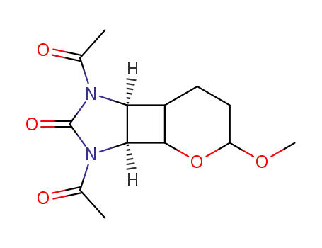 9,11-diacetyl-4-methoxy-3-oxa-9,11-diazatricyclo<6.3.0.02.7>undecan-10-one