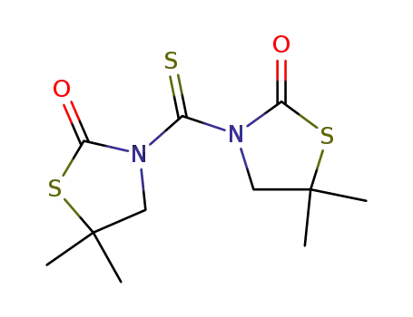 2-Thiazolidinone,3,3'-carbonothioylbis[5,5-dimethyl- (9CI) cas  81562-45-0