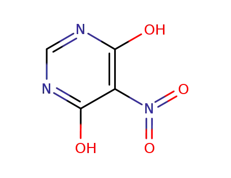 Molecular Structure of 2164-83-2 (4,6-DIHYDROXY-5-NITROPYRIMIDINE)