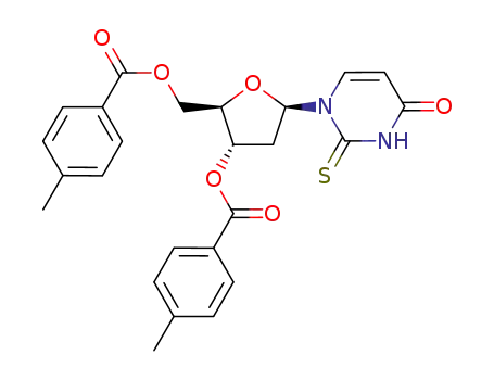 1-(2'-deoxy-3',5'-di-O-(p-toluoyl)-β-D-erythro-ribofuranosyl)-2-thiouracil